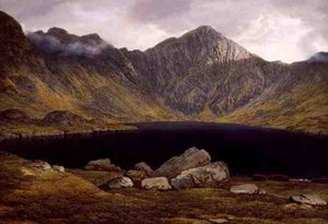 Loch Coruisk, Isle of Skye (óleo sobre tela) de John Glover