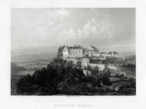Castelo de Stirling, Escócia, 1883. de John Godfrey