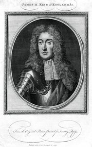 Rei James II da Inglaterra, 1787.