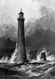 O novo farol de Eddystone proposto, ilustração de &39;The Illustrated London News&39;, 1879