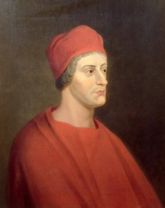 Retrato do ator Henry Harris como Wolsey do Henry VIII de William Shakespeare, 1662