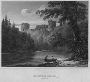 Castelo de Bothwell, Clydesdale, 1814 de John Greig
