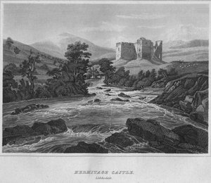 Castelo do eremitério. Liddisdale, 1814