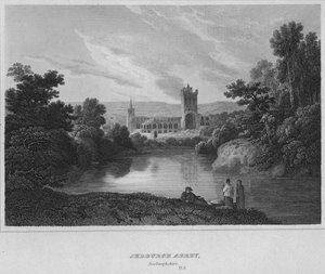 Abadia de Jedburgh, Roxburghshire, 1814 de John Greig