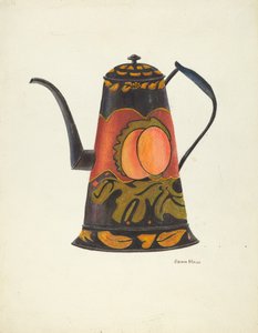 Toleware Coffee Pot, 19351942.