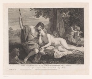 Vénus relacionada com Adónis, a história de Hippomenes e Atalanta
Vénus relacionada com Adónis, a História de Hippomenes e Atalanta (título sobre o objecto)
The Most Capital Paintings in England (título da série)
The Most Capital Paintings in England (t