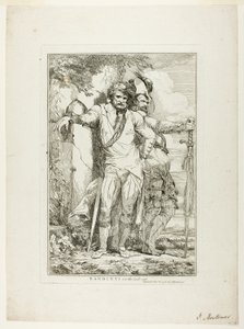 Banditti à espreita de John Hamilton Mortimer
