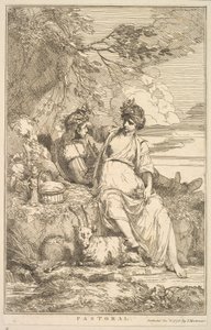 Pastoral de quinze gravuras dedicadas a Sir Joshua Reynolds, 8 de dezembro de 1778. de John Hamilton Mortimer