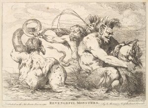 Monstros Vingativos, 25 de janeiro de 1780. de John Hamilton Mortimer