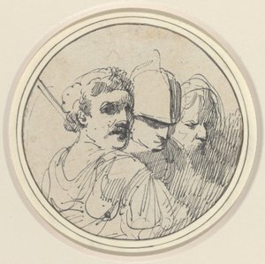 Três cabeças orientais de John Hamilton Mortimer