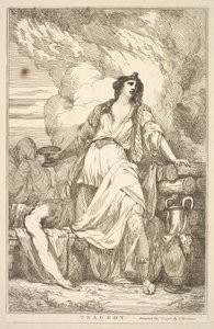 Tragédia de quinze gravuras dedicadas a Sir Joshua Reynolds, 8 de dezembro de 1778. de John Hamilton Mortimer