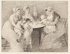 Um jogo de spinning da criança, 1807 de John Harden