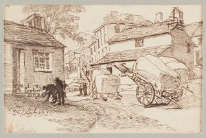 Carrinhos em Ambleside, Cumbria, 1823