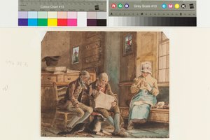 Grupo no Brathay Hall (wc no papel) de John Harden