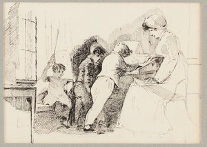 Jessy, Robert, Joseph e Sophie, 1818 de John Harden