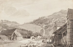 Skelwith, 1821 (wc no papel) de John Harden