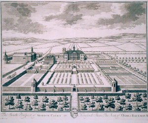 South Prospect of Shobdon Court, Herefordshire, the Seat of Sir James Bateman (gravura) de John Harris
