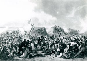 A Batalha de Sobraon 10 de fevereiro de 1846