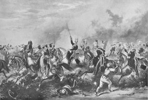 Os ó Dragões da Luz em Chillienwallah, 1849, 1849 1909