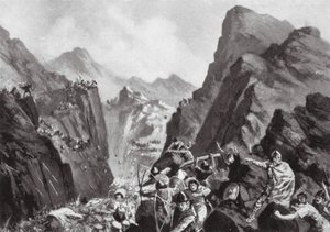 Aniquilação do exército grego, 811 (litografia) de John Harris Valda