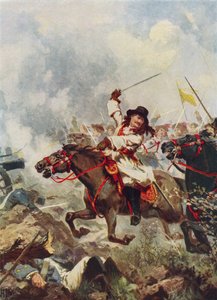 Frederick William, o Grande Eleitor, na Fehrbellin de John Harris Valda