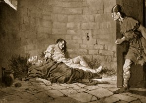 Prisão e morte dos duques Erik e Valdemar, 1318 de John Harris Valda