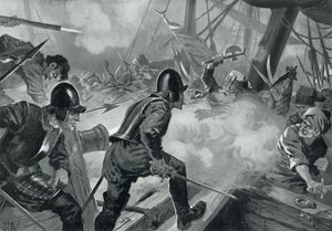 A Batalha de Lepanto de John Harris Valda