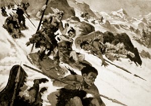 O Cimbri nos Alpes de John Harris Valda