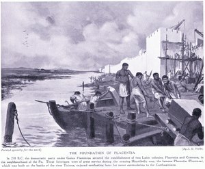 A fundação da Placentia 218BC de John Harris Valda
