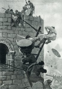 O cerco do Castelo de Carmarthen de John Harris Valda