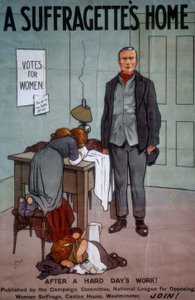 A Home Sufragistas - J. Hassall - Poster, Século 20