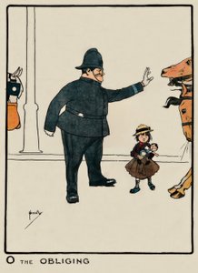 O the Obliging - J. Hassall - desenho, 1903