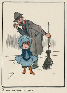 R the Respectable - J.Hassall - desenho, 1903 de John Hassall