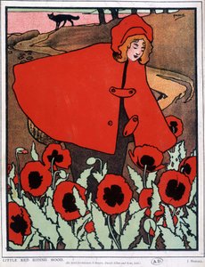 The Little Red Riding Hood - Poster, por John Hassall v.1930 de John Hassall