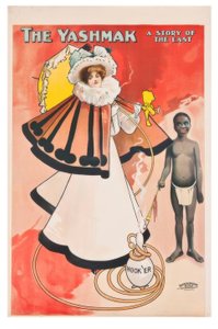 "O Yashmak, uma história do Oriente" - J. Hassall - Plakat, 1897 de John Hassall