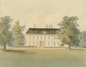 Casa paroquial do Rev. Drummond, 1823 (aguarela sobre papel)