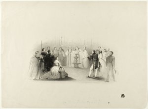 Batizado de Eduardo VII de John Hayter
