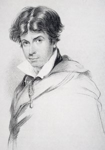 James Henry Leigh Hunt (1784-1859) aos 44 anos, gravado por Henri Meyer (1844-1899) de "A Vida de Charles Lamb, Volume I" de EV Lucas, publicado em 1905
