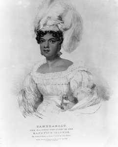 Tamehamalu, Sua Majestade a Rainha das Ilhas Sandwich, 1824