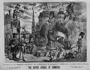 Negrito e destemido na causa do direito: um tributo ao mérito !, publicado pelo Boston Journal of Commerce, 1873