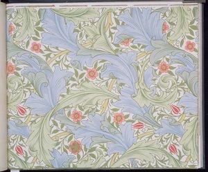 Granville papel de parede, desenhado por John Henry Dearle (1860-1932) para Morris and Company, 1896 de John Henry Dearle