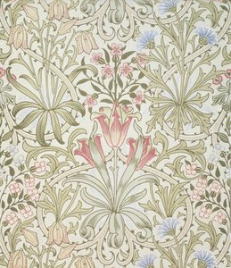 Persa wallpaper, projetado por John Henry Dearle (1860-1932) para Morris and Company