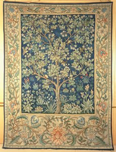 Tapeçaria Tree Portiere, feita para William Morris & Co., c.1909