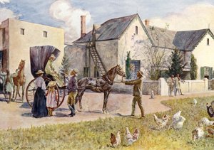 Uma fazenda sul-africana (cor litho)