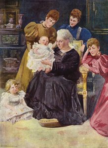 Personagem da Rainha Vitória: Simplicidade (cor litho)