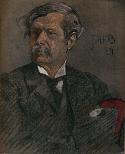 Retrato de Alfred East, c1902 de John Henry Frederick Bacon