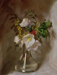 Flores de Inverno (óleo a bordo)