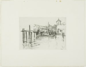 Doca em Newport de John Henry Twachtman