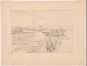 Diques holandeses de John Henry Twachtman