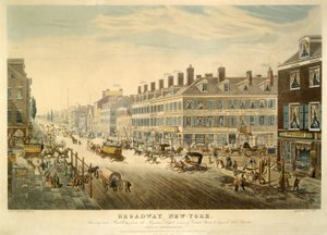 Broadway, Nova Iorque, pub. 1850